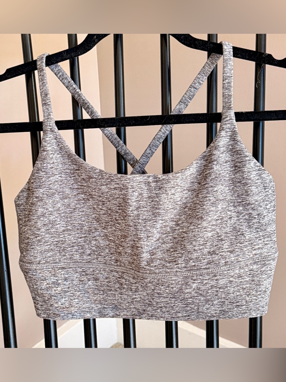 Vuori Heathered Bralette - Gray